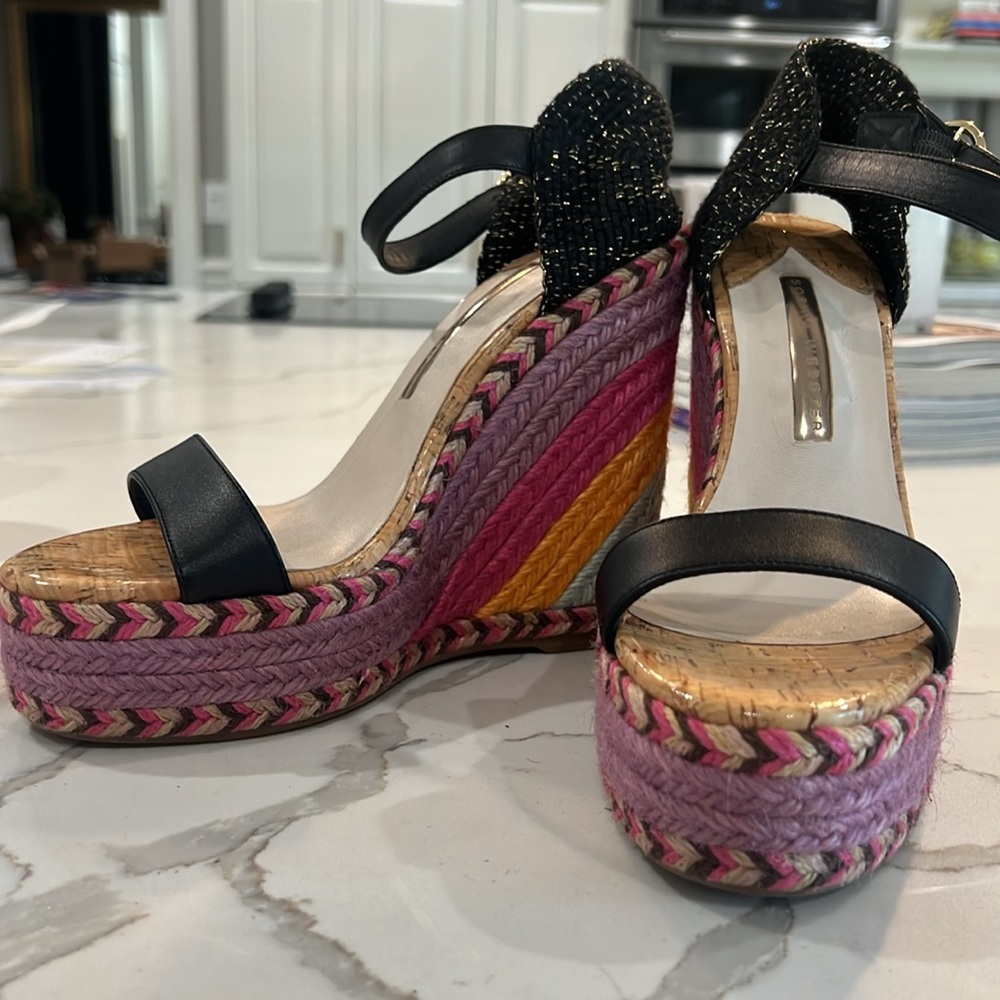 Sofia Webster Multi Colored Wedges - image 1